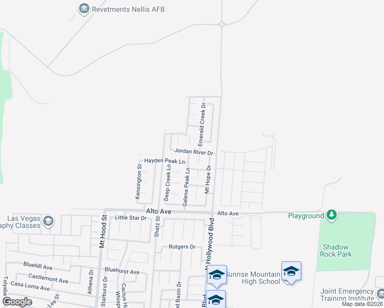 map of restaurants, bars, coffee shops, grocery stores, and more near 2984 Galena Peak Lane in Las Vegas