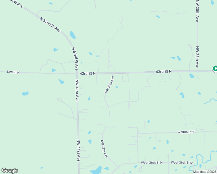 map of restaurants, bars, coffee shops, grocery stores, and more near 4223 North 37th West Avenue in Tulsa