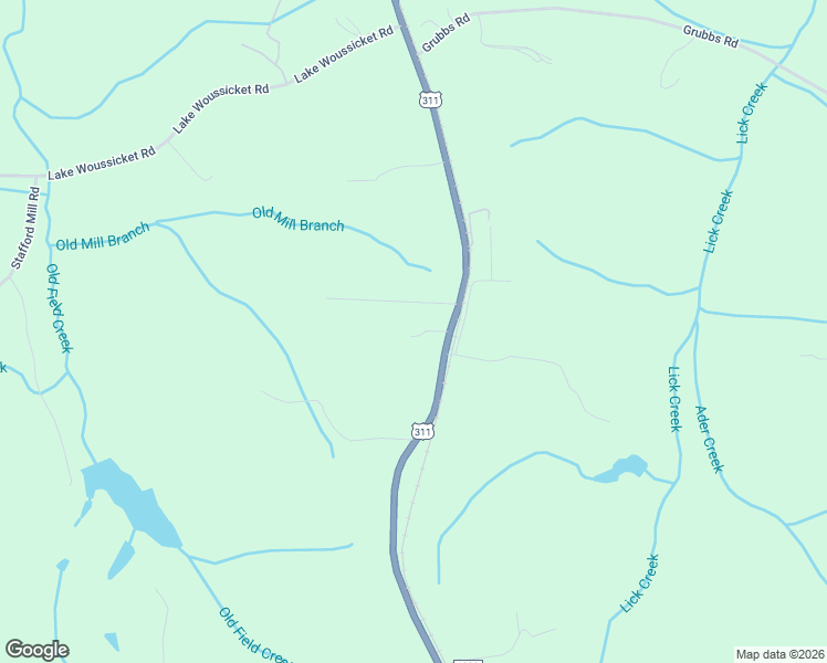 map of restaurants, bars, coffee shops, grocery stores, and more near 5311 Cedar Green Drive in Walkertown