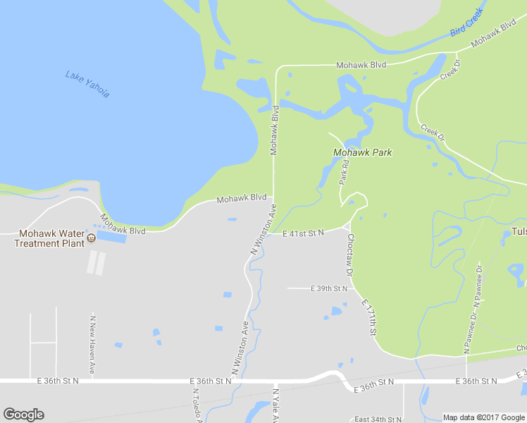 map of restaurants, bars, coffee shops, grocery stores, and more near 4130 North Winston Avenue in Tulsa