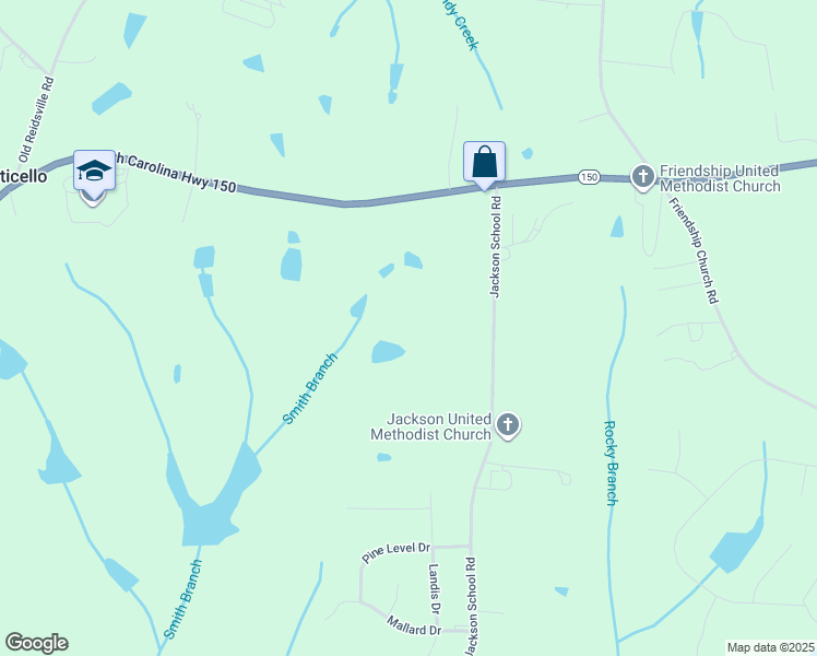 map of restaurants, bars, coffee shops, grocery stores, and more near in Greensboro