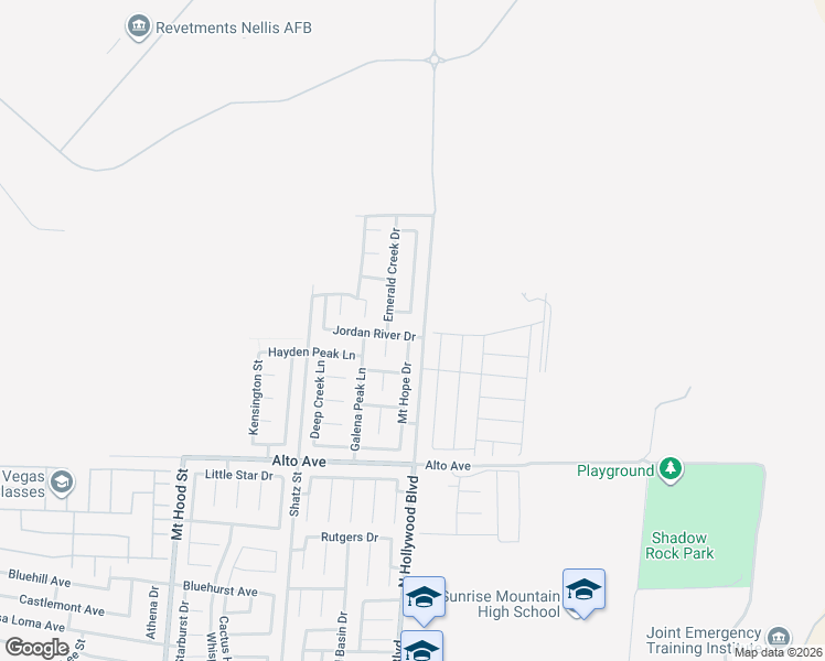map of restaurants, bars, coffee shops, grocery stores, and more near 6680 Jordan River Drive in Las Vegas
