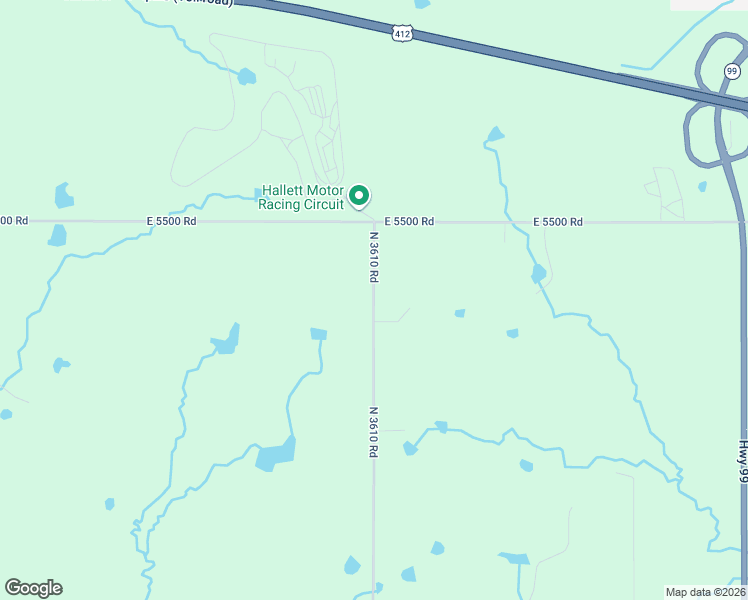 map of restaurants, bars, coffee shops, grocery stores, and more near 55360 South 36000 in Jennings