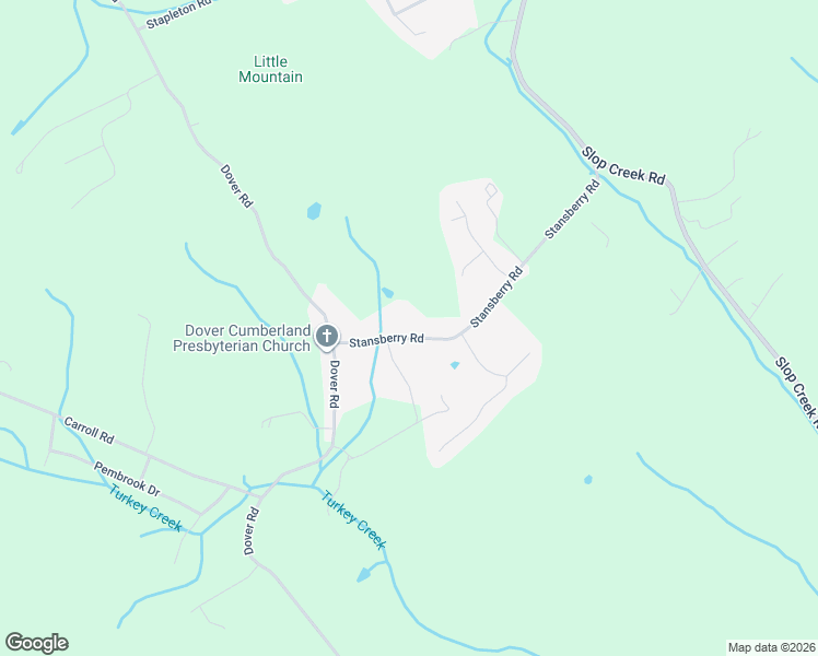 map of restaurants, bars, coffee shops, grocery stores, and more near 4105 Stansberry Road in Morristown