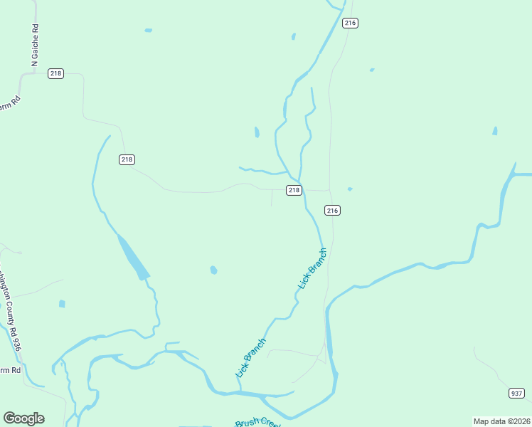 map of restaurants, bars, coffee shops, grocery stores, and more near 12727 East Gaiche Road in Gentry