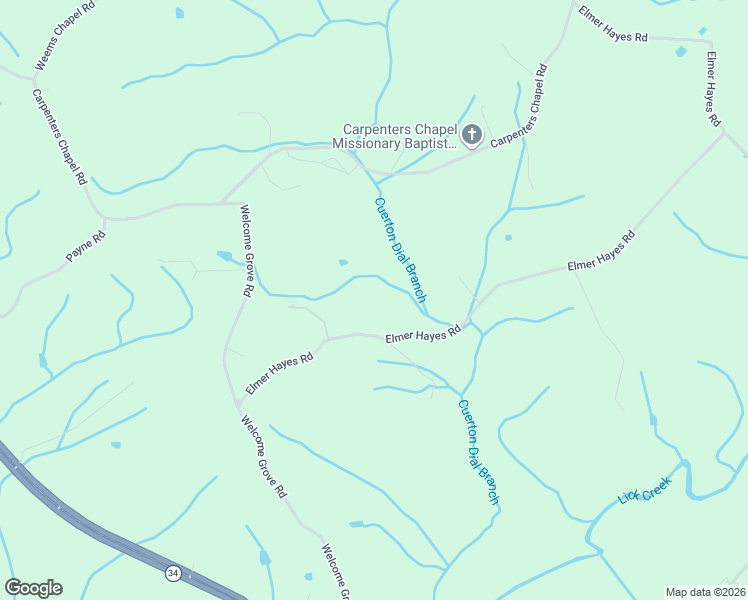 map of restaurants, bars, coffee shops, grocery stores, and more near 425 Elmer Hayes Road in Mosheim