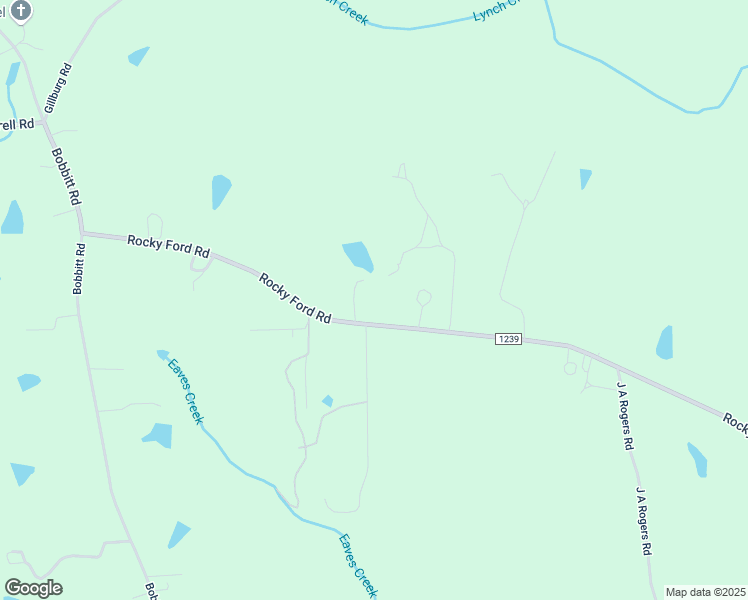 map of restaurants, bars, coffee shops, grocery stores, and more near 2761 Rocky Ford Road in Kittrell