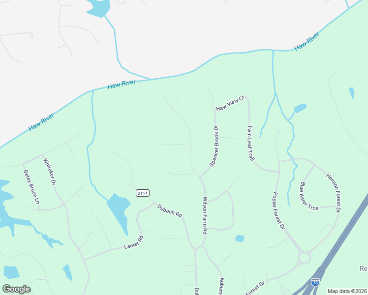 map of restaurants, bars, coffee shops, grocery stores, and more near 7809 Wilson Farm Road in Summerfield