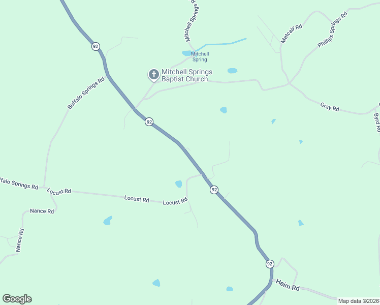 map of restaurants, bars, coffee shops, grocery stores, and more near 4109 Tennessee 92 in Rutledge