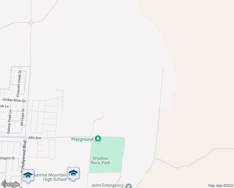 map of restaurants, bars, coffee shops, grocery stores, and more near 2575 Los Feliz Street in Las Vegas