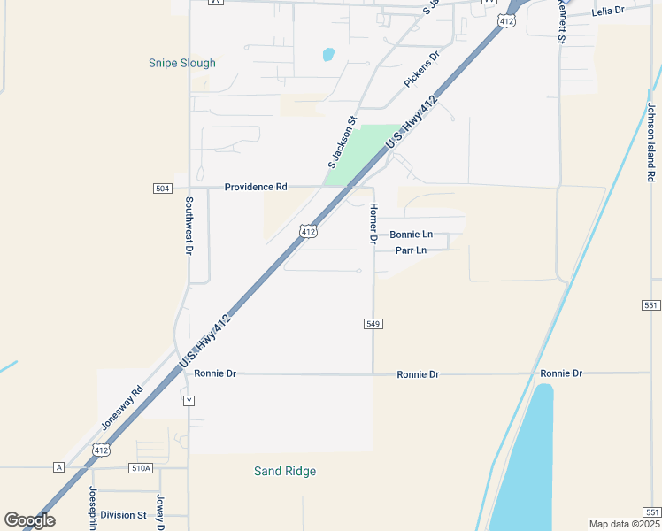 map of restaurants, bars, coffee shops, grocery stores, and more near 901 Horner Drive in Kennett