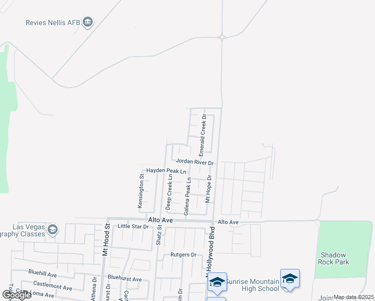 map of restaurants, bars, coffee shops, grocery stores, and more near 3053 Forest Falls Court in Las Vegas