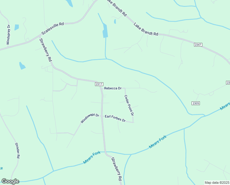 map of restaurants, bars, coffee shops, grocery stores, and more near 3395 Rebecca Drive in Summerfield