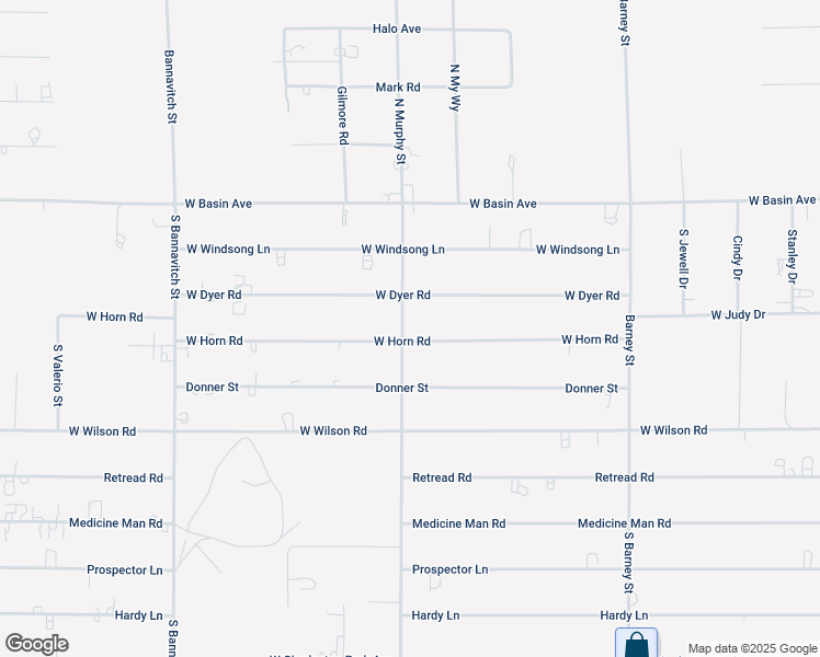 map of restaurants, bars, coffee shops, grocery stores, and more near 271 South Murphy Street in Pahrump