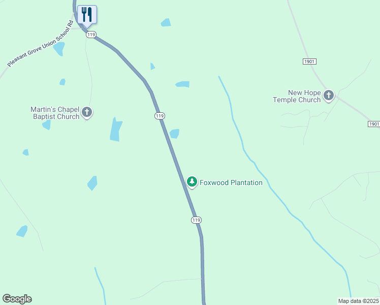 map of restaurants, bars, coffee shops, grocery stores, and more near 5007 North Carolina 119 in Mebane