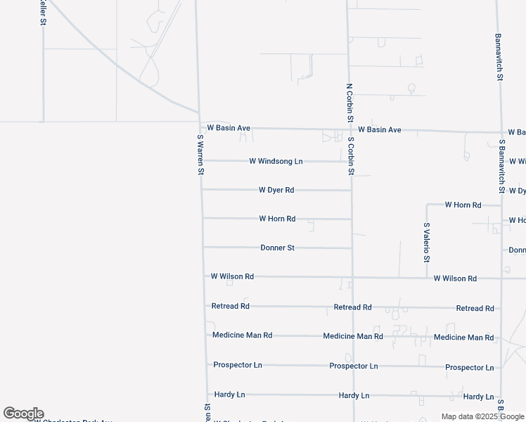 map of restaurants, bars, coffee shops, grocery stores, and more near 4790 West Horn Road in Pahrump
