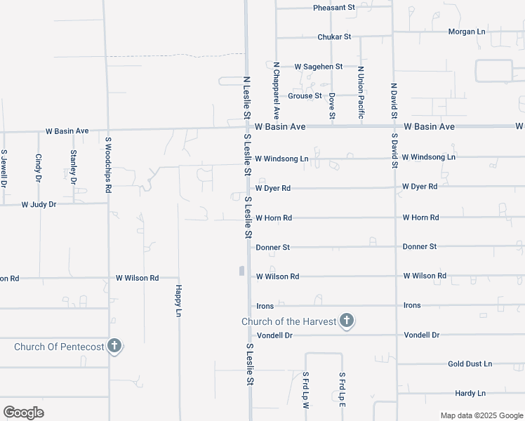 map of restaurants, bars, coffee shops, grocery stores, and more near 1950 West Horn Road in Pahrump