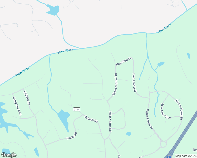 map of restaurants, bars, coffee shops, grocery stores, and more near 7817 Wilson Farm Road in Summerfield