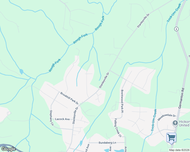 map of restaurants, bars, coffee shops, grocery stores, and more near 6012 Quail Ridge Ct in Rural Hall