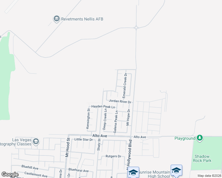 map of restaurants, bars, coffee shops, grocery stores, and more near 6556 Mount Roy Lane in Las Vegas