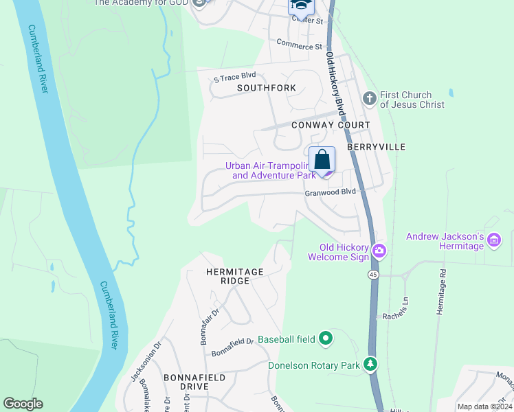 map of restaurants, bars, coffee shops, grocery stores, and more near 1208 Springwood Drive in Nashville