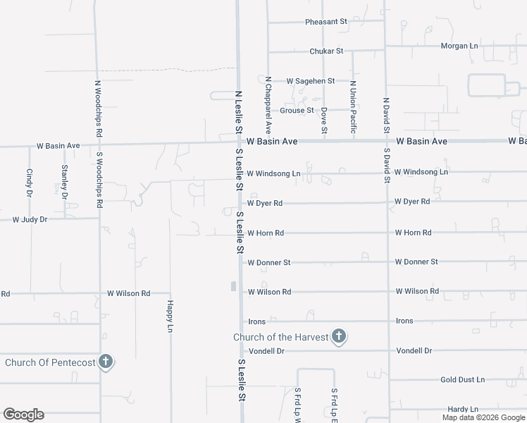map of restaurants, bars, coffee shops, grocery stores, and more near 1921 West Dyer Road in Pahrump