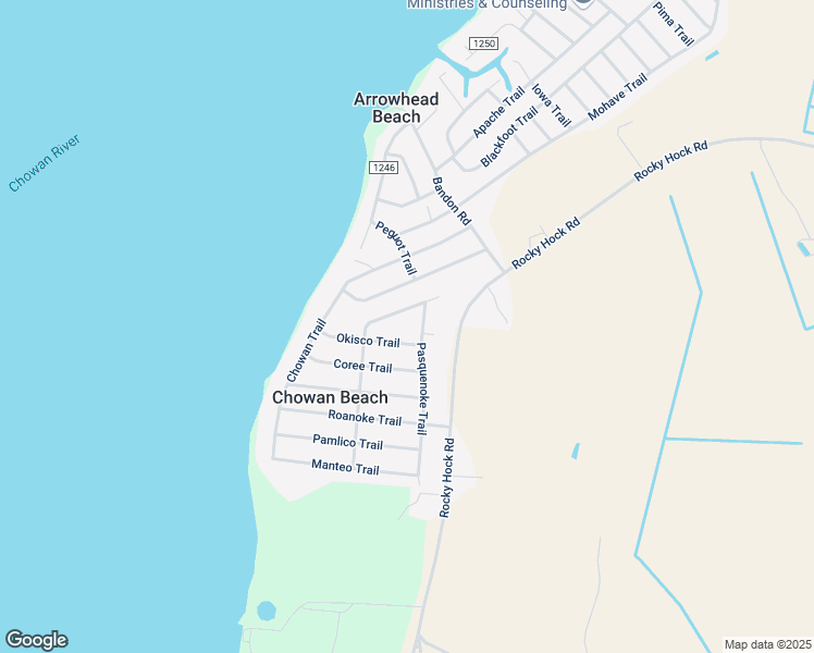 map of restaurants, bars, coffee shops, grocery stores, and more near 110 Pasquenoke Trail in Edenton
