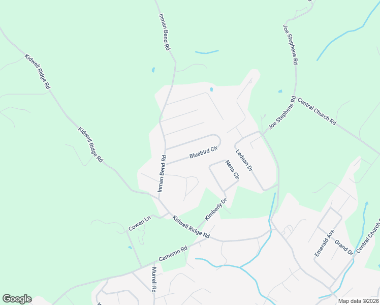 map of restaurants, bars, coffee shops, grocery stores, and more near 1886 Bluebird Circle in Morristown
