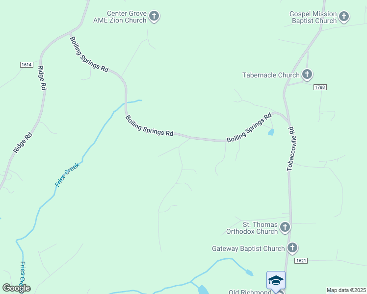 map of restaurants, bars, coffee shops, grocery stores, and more near 6365 Richmond Drive in Tobaccoville
