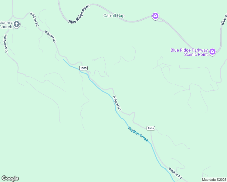 map of restaurants, bars, coffee shops, grocery stores, and more near Wildcat Road in Watauga County