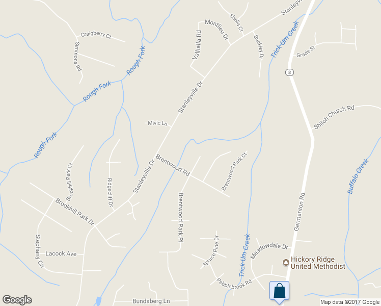 map of restaurants, bars, coffee shops, grocery stores, and more near 6088 Brentwood Park Place in Rural Hall