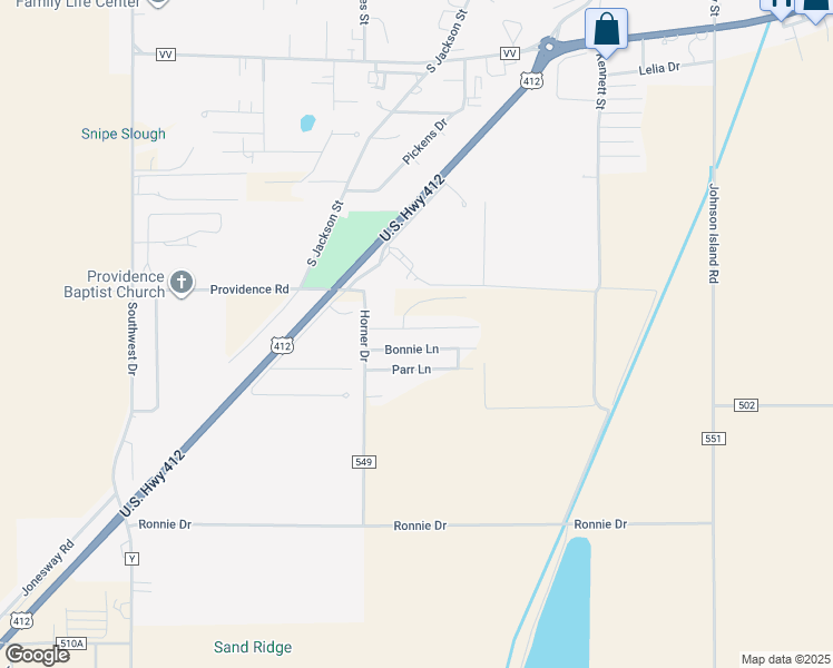 map of restaurants, bars, coffee shops, grocery stores, and more near 18370 Zachary Lane in Kennett
