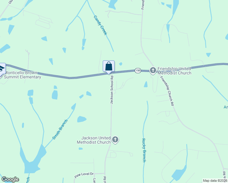 map of restaurants, bars, coffee shops, grocery stores, and more near 7838 Jackson School Road in Browns Summit