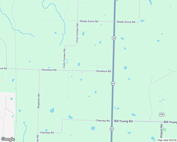 map of restaurants, bars, coffee shops, grocery stores, and more near 21000 Davidson Road in Siloam Springs