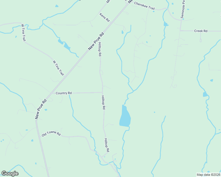 map of restaurants, bars, coffee shops, grocery stores, and more near 646 Hilltop Road in Sand Springs