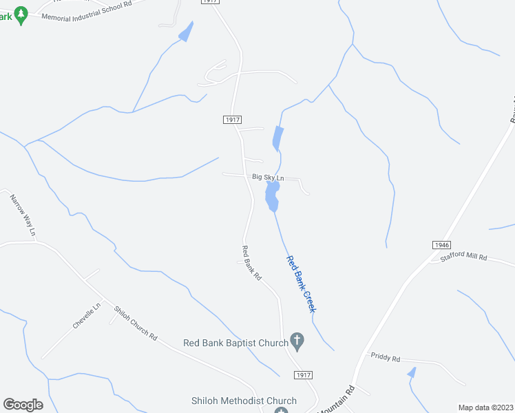 map of restaurants, bars, coffee shops, grocery stores, and more near 6825 Red Bank Road in Germanton
