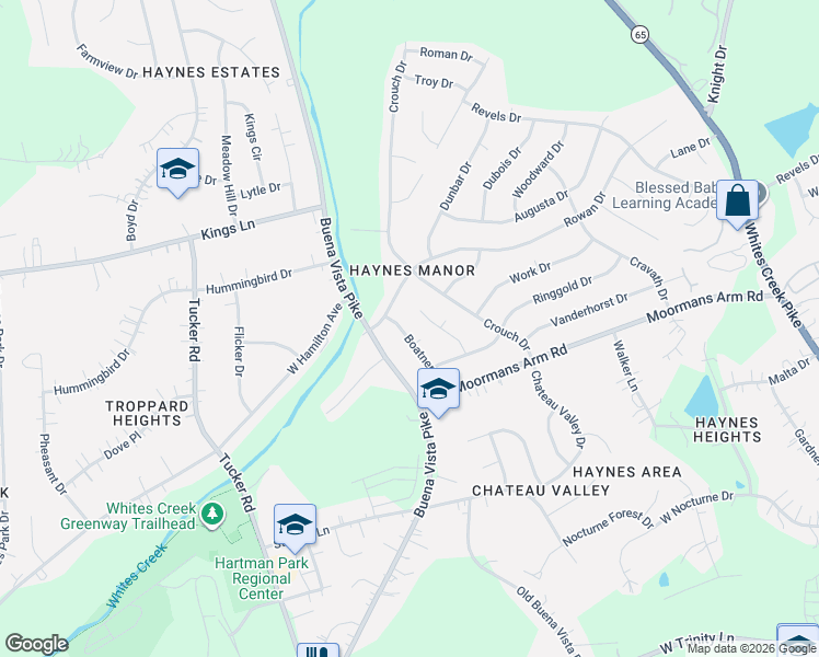 map of restaurants, bars, coffee shops, grocery stores, and more near 781 Rowan Drive in Nashville