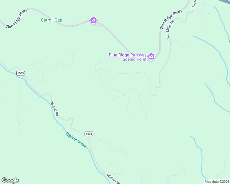 map of restaurants, bars, coffee shops, grocery stores, and more near 1593 Ben Miller Road in Deep Gap