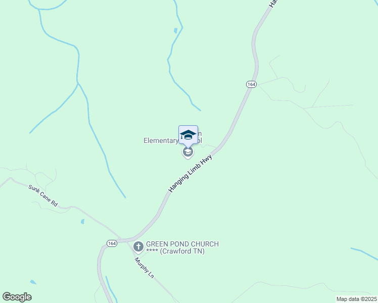 map of restaurants, bars, coffee shops, grocery stores, and more near 2210 Hanging Limb Highway in Crawford