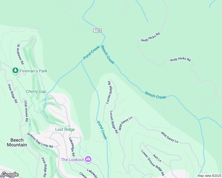 map of restaurants, bars, coffee shops, grocery stores, and more near 343 Locust Ridge Road in Beech Mountain