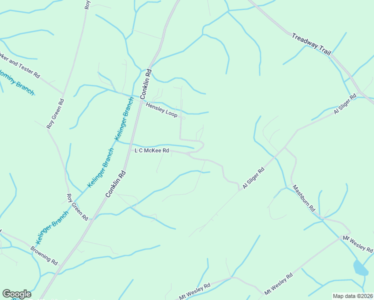 map of restaurants, bars, coffee shops, grocery stores, and more near 147 LC McKee Road in Jonesborough