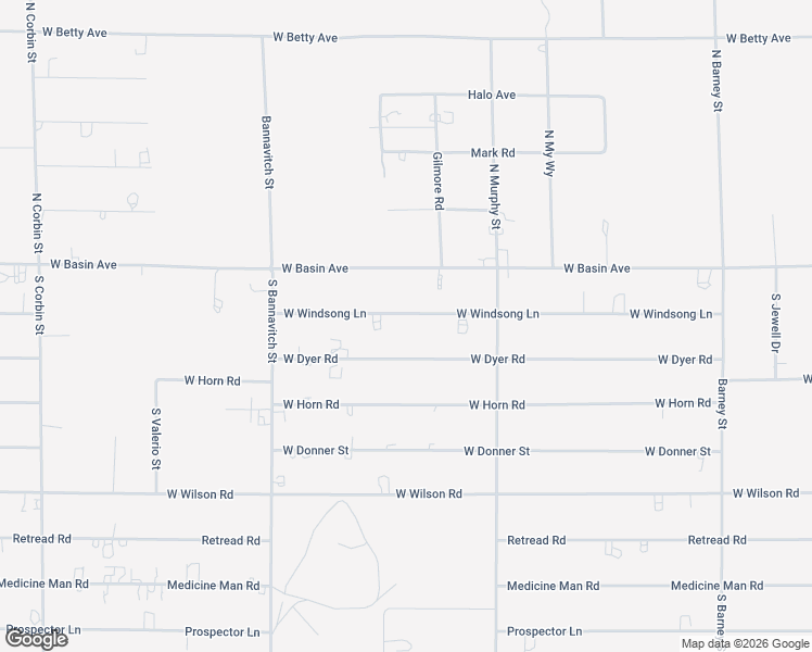 map of restaurants, bars, coffee shops, grocery stores, and more near 3701 West Windsong Lane in Pahrump