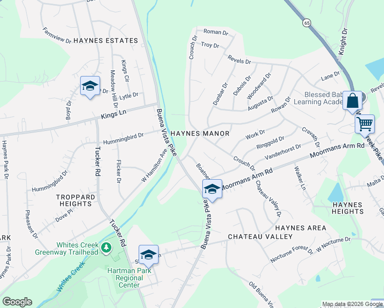 map of restaurants, bars, coffee shops, grocery stores, and more near 781 Rowan Dr in Nashville