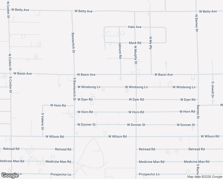 map of restaurants, bars, coffee shops, grocery stores, and more near 3701 West Windsong Lane in Pahrump