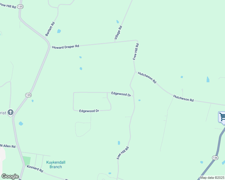 map of restaurants, bars, coffee shops, grocery stores, and more near 277 Edgewood Dr in Cookeville