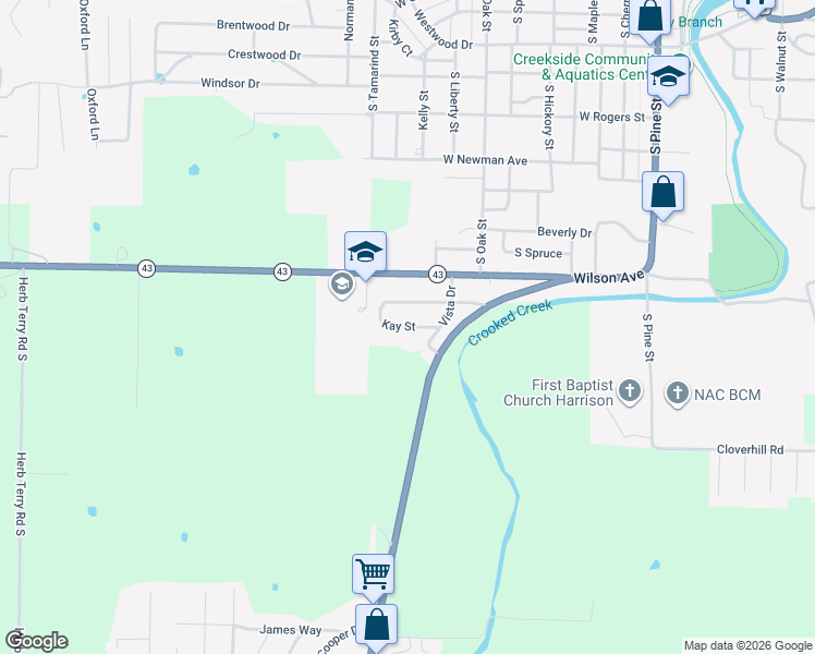 map of restaurants, bars, coffee shops, grocery stores, and more near 1023 Berry Street in Harrison