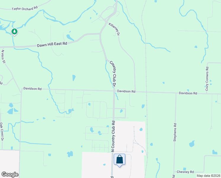 map of restaurants, bars, coffee shops, grocery stores, and more near 21836 Davidson Road in Siloam Springs
