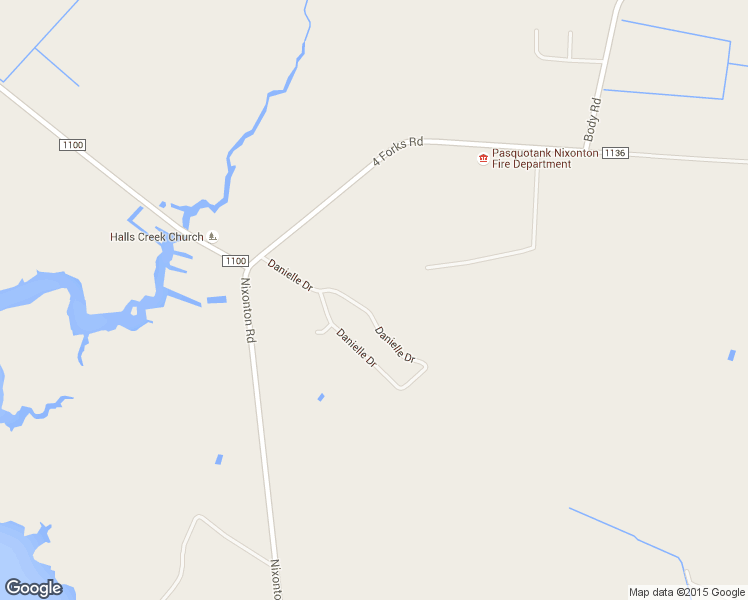 map of restaurants, bars, coffee shops, grocery stores, and more near 140 Danielle Drive in Elizabeth City