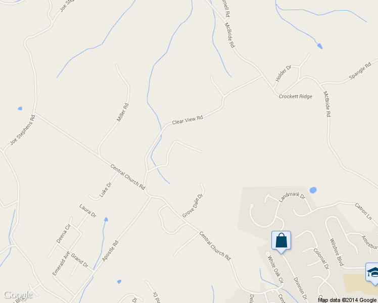 map of restaurants, bars, coffee shops, grocery stores, and more near 2840 Blue Ridge Dr in Morristown