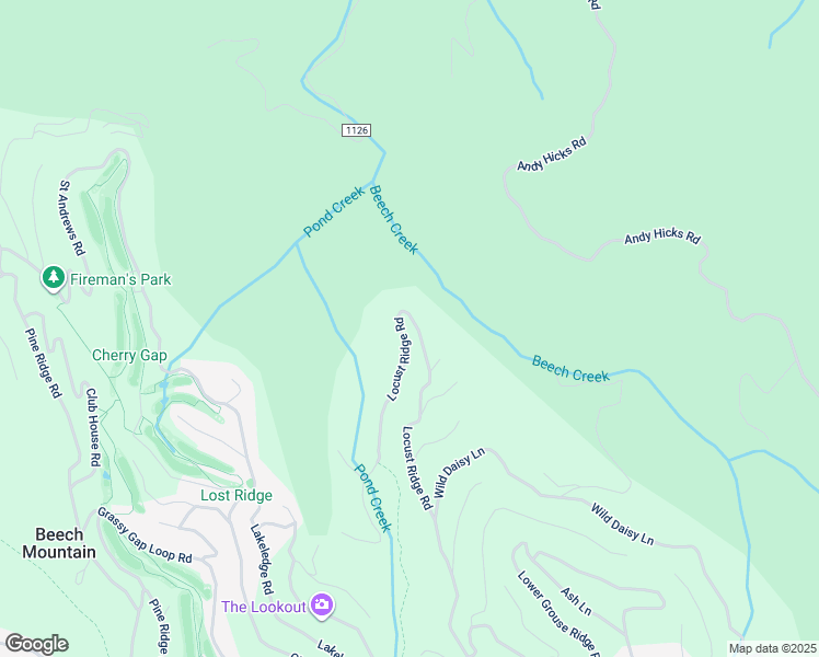 map of restaurants, bars, coffee shops, grocery stores, and more near 343 Locust Ridge Road in Beech Mountain